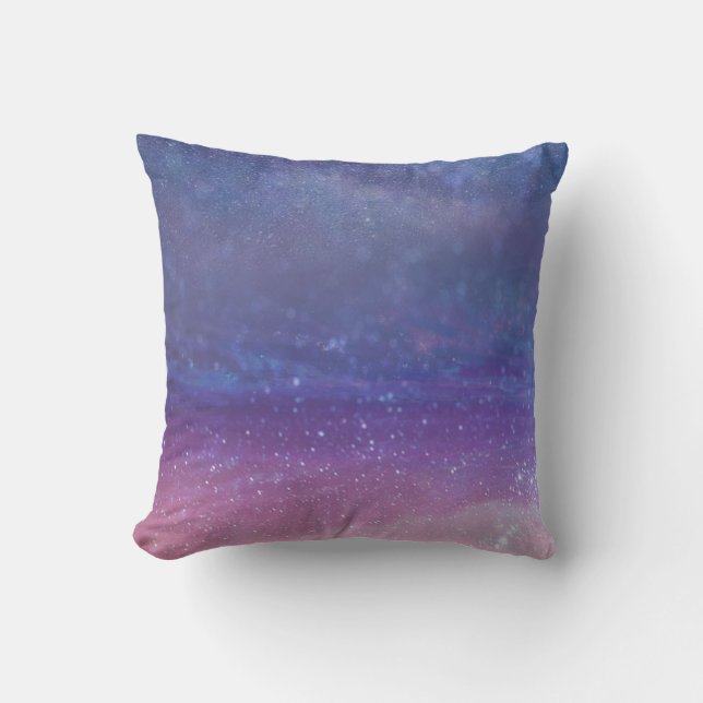 La galaxia del espacio protagoniza la almohada de (Anverso)