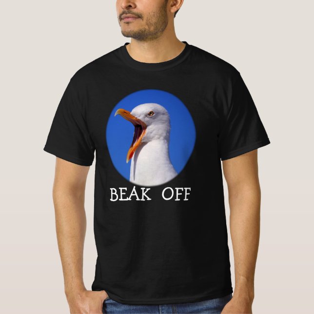 La Gaviota Sale De La Camiseta Fab Funny De Chiste (Anverso)