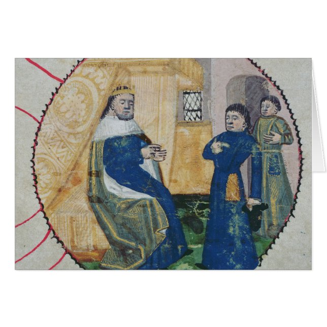 La genealogía de Charles V y de Charles VI (Anverso (Horizontal))