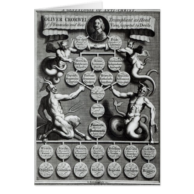 La genealogía del Oliver anti-Cristo (Frente)