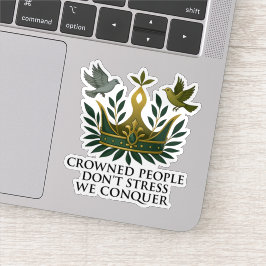 La gente atontada no estresa a Pegatina