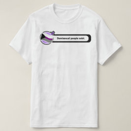 La gente móvil de Demisexual existe camisa
