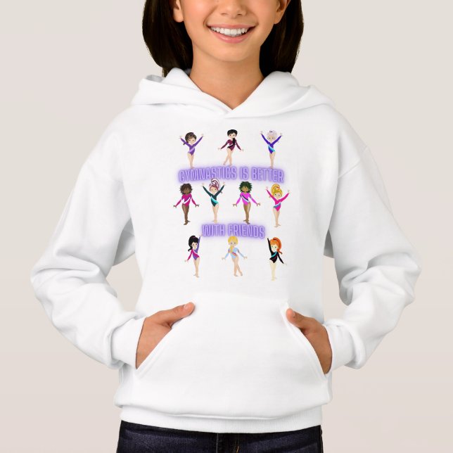 La Gimnasia Es Mejor Con Friends Hoodie (Anverso)