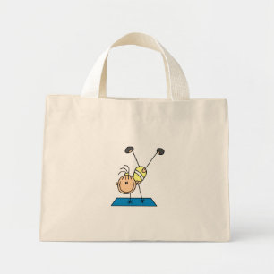 La gimnasta Stick haciendo bolsas de labios