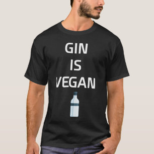 La ginebra es camiseta de consumición del licor