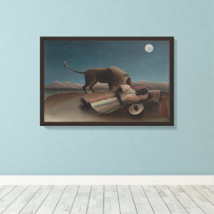 La gitana dormida de Henri Rousseau, Arte Vintage