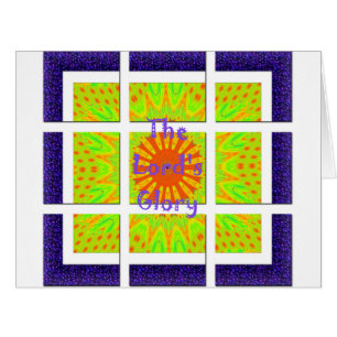 La gloriosa geometría del Señor: juguetona y creat