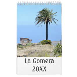 La Gomera, Islas Canarias calendario de 12 meses