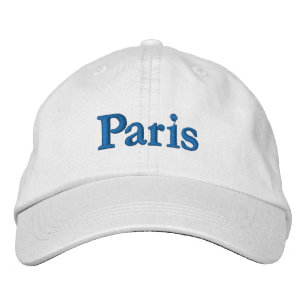 La gorra de béisbol bordado de París