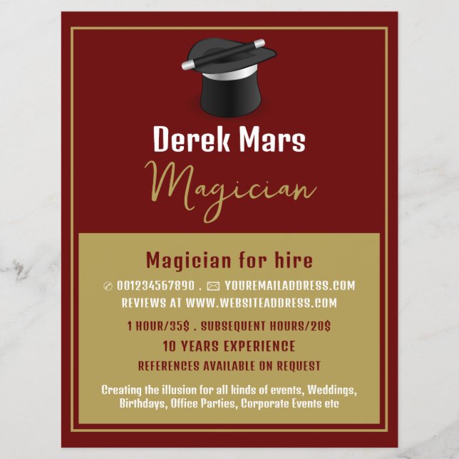 La Gorra y la guerra de los mago, la publicidad ma (Frente)