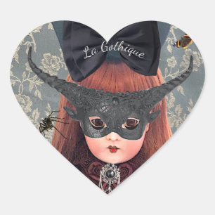 La Gothique Doll Pegatina