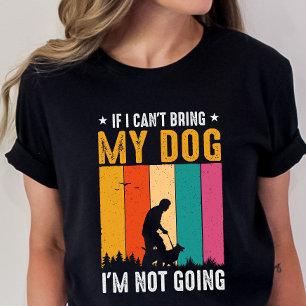 La graciosa camiseta de la dueña de un perro, si n