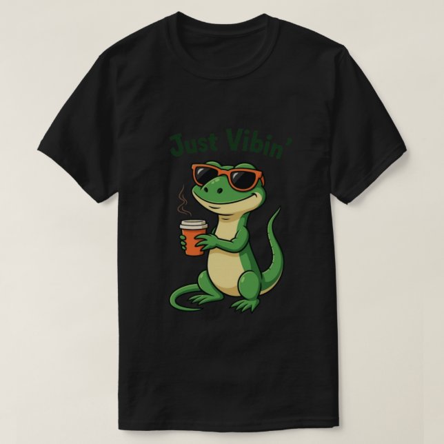 La graciosa camiseta del Personalizado Lizard Meme (Diseño del anverso)