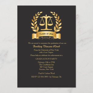 La graduación honra la invitación