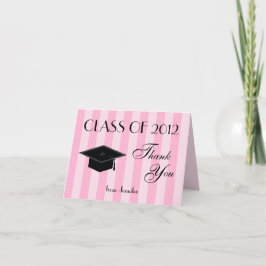 La graduación le agradece tarjeta de nota -- Raya