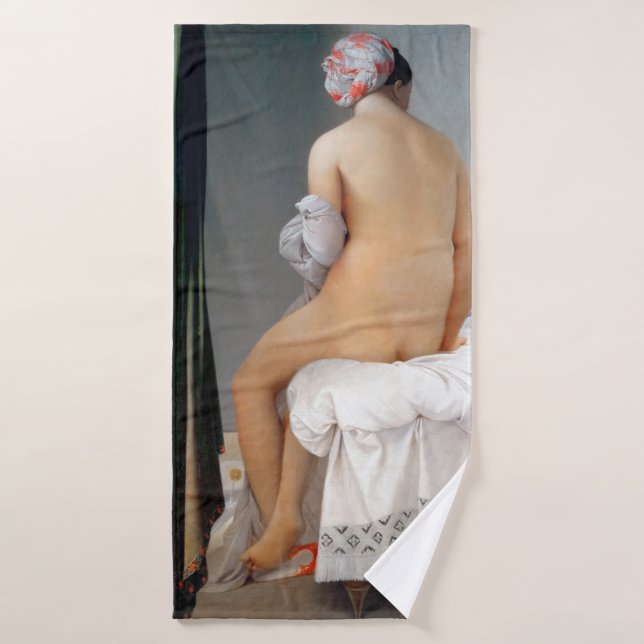 La gran breña (mujer sentada), Dominique Ingres (Toalla de baño)
