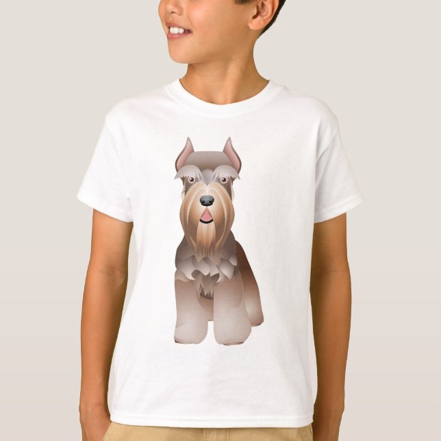 La gran camiseta Schnauzer (Anverso)
