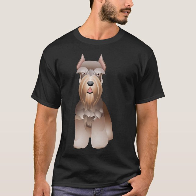 La gran camiseta Schnauzer (Anverso)