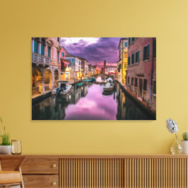 La Gran Canal de Venecia Impresión en Lienzo
