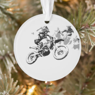 La Gran Carrera - Ornamento de Motocross Racers