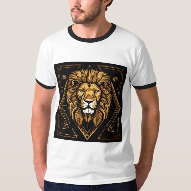 La gran confianza: la camiseta impresa del león (Anverso)