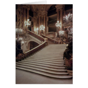La gran escalera de la Ópera Garnier