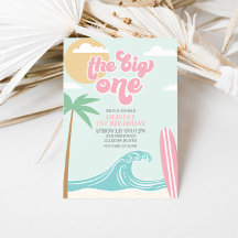 La Gran Fiesta Invitación de Cumpleaños Playa Rosa