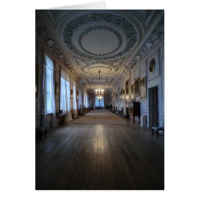 La gran galería en Sudbury Hall, Derbyshire (Frente)