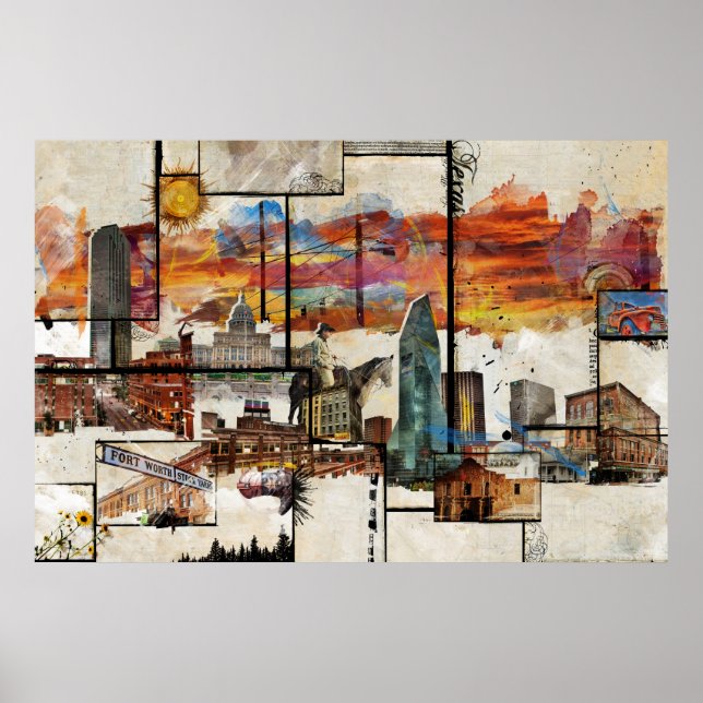 La gran impresión del estado de Texas (Frente)