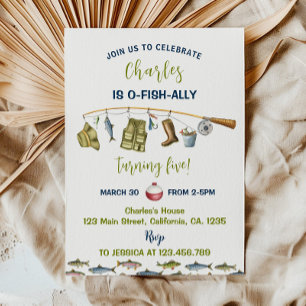 La gran invitación de cumpleaños de pescadores