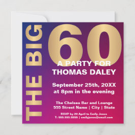 LA GRAN INVITACIÓN DEL CUMPLEAÑOS 60