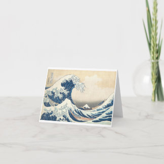 La Gran Ola de Kanagawa por Hokusai alrededor de 1