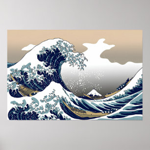 La Gran Ola frente a Kanagawa Impresión de Arte Ja