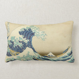 La Gran Ola Frente a la Costa de Kanagawa Almohada