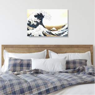 La Gran Ola Fuera de Kanagawa Hokusai, arte japoné