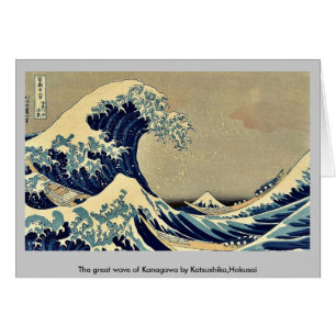 La gran onda de Kanagawa por Katsushika, Hokusai