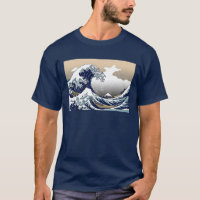 La gran onda de la camisa de Kanagawa