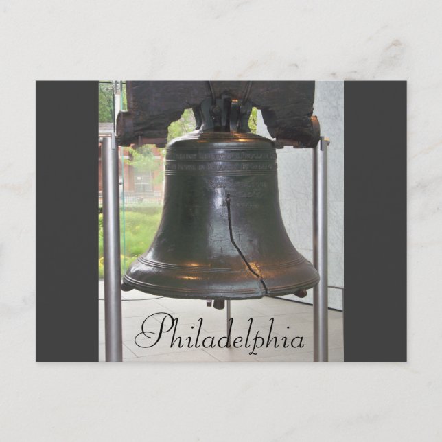 La gran postal de la Campana de Filadelfia (Anverso)