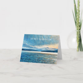 La gran tarjeta de notas de Sacandaga - acuarela