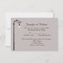 La gran tarjeta de respuesta fácil del Boda