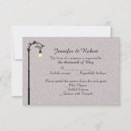 La gran tarjeta de respuesta fácil del Boda