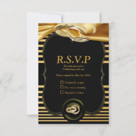 La gran tarjeta Gatsby RSVP
