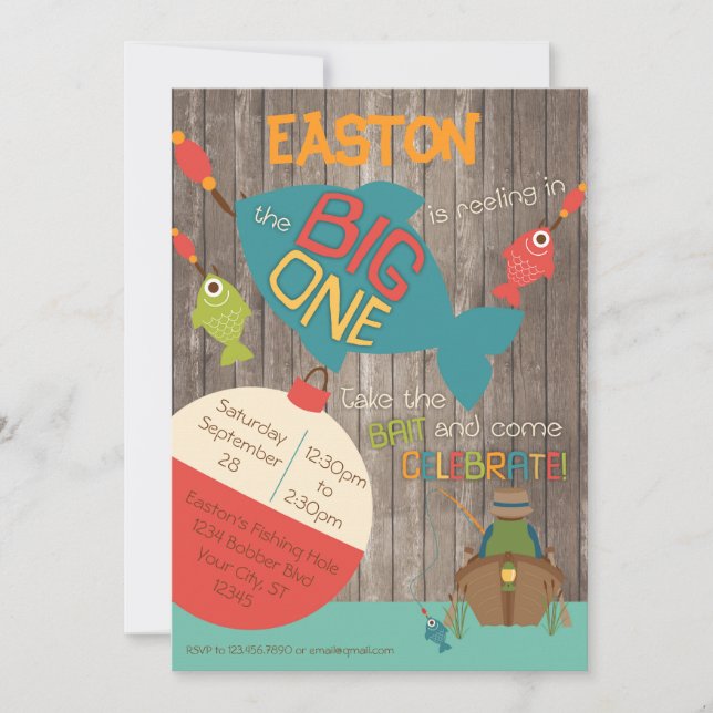 La Grande - Invitación de cumpleaños número uno pa (Anverso)