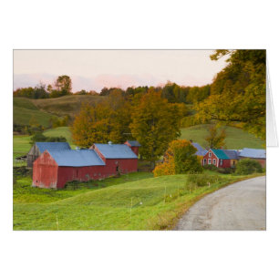 La granja de Jenne en Woodstock, Vermont. Caída