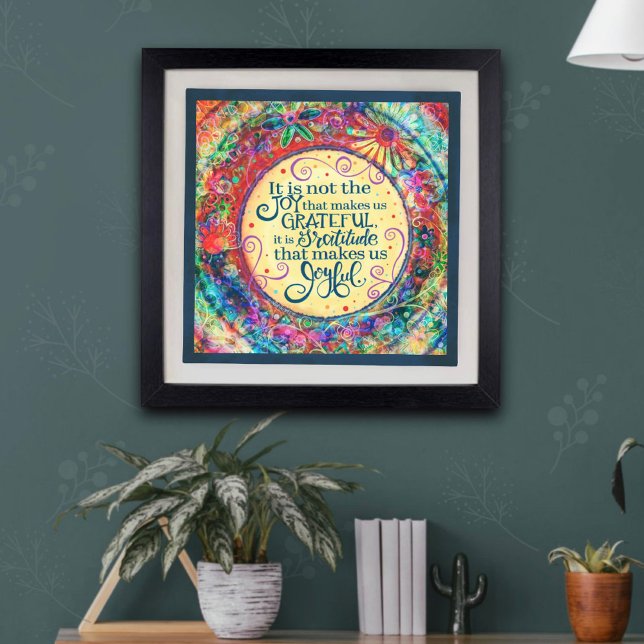 "La gratitud nos hace alegres". Foto de Inespiritu (Subido por el creador)