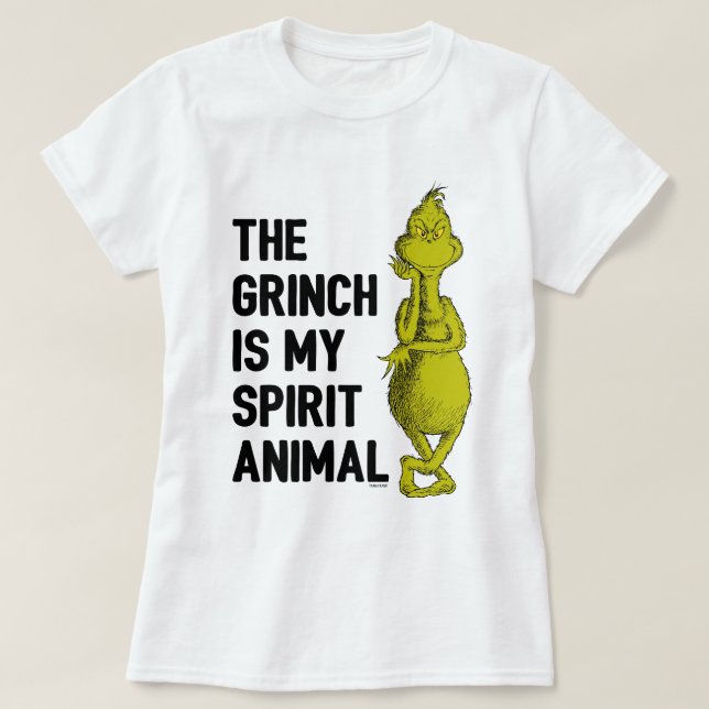 La Grinch es mi camiseta animada espiritual (Diseño del anverso)