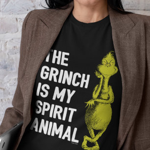 La Grinch es mi Cita de Camiseta Animal de Espírit