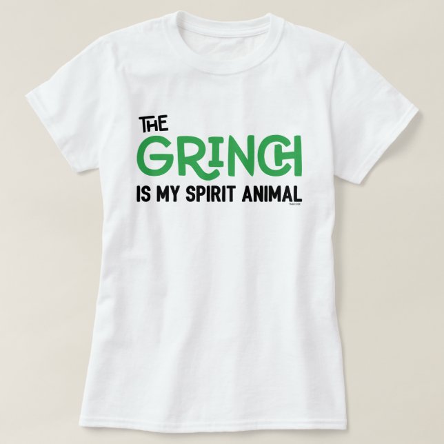 La Grinch es mi Cita de Camiseta Animal de Espírit (Diseño del anverso)