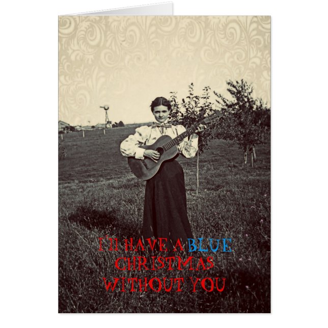 La guitarra 1890 que juega navidades de las (Frente)