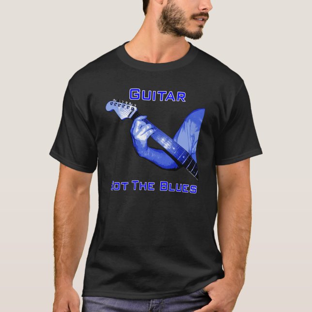 La guitarra consiguió la camiseta de los azules. (Anverso)